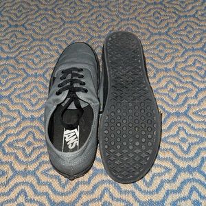 Grey and black vans